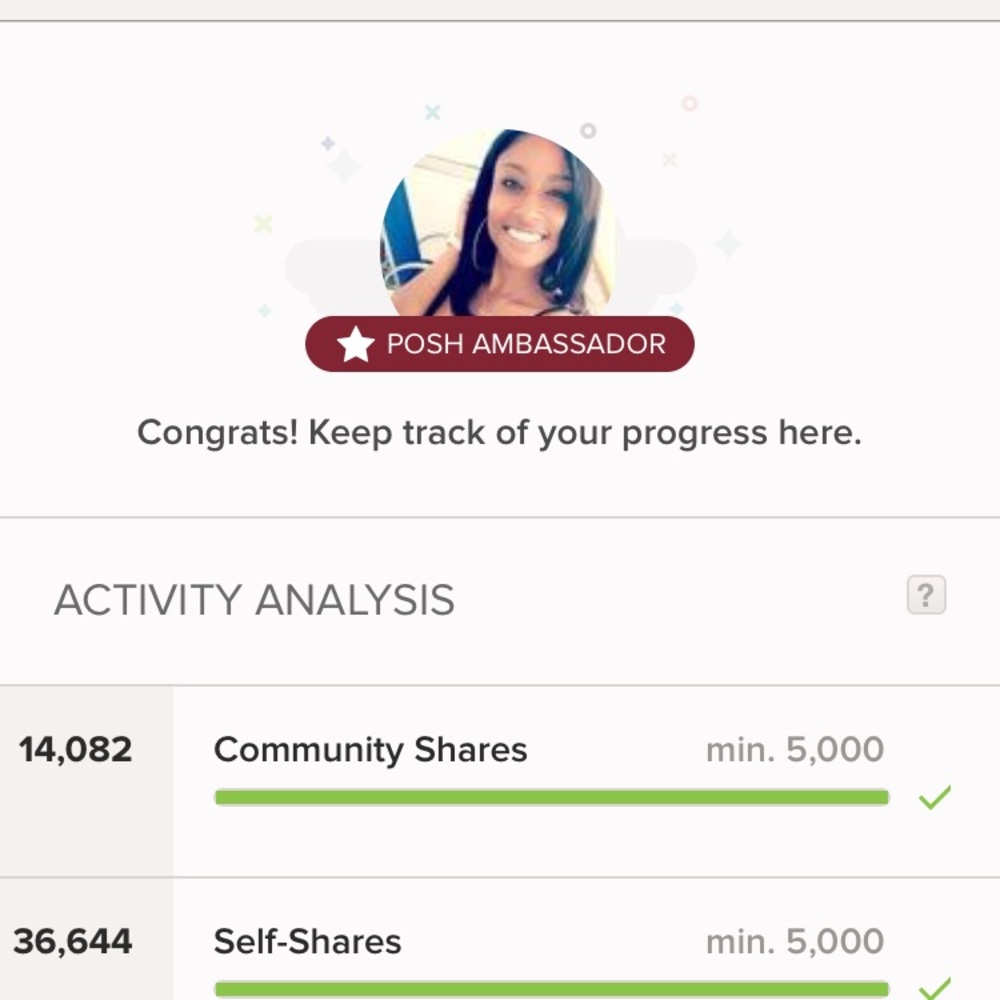 🎉🎊Officially a Posh Ambassador 🎊🎉